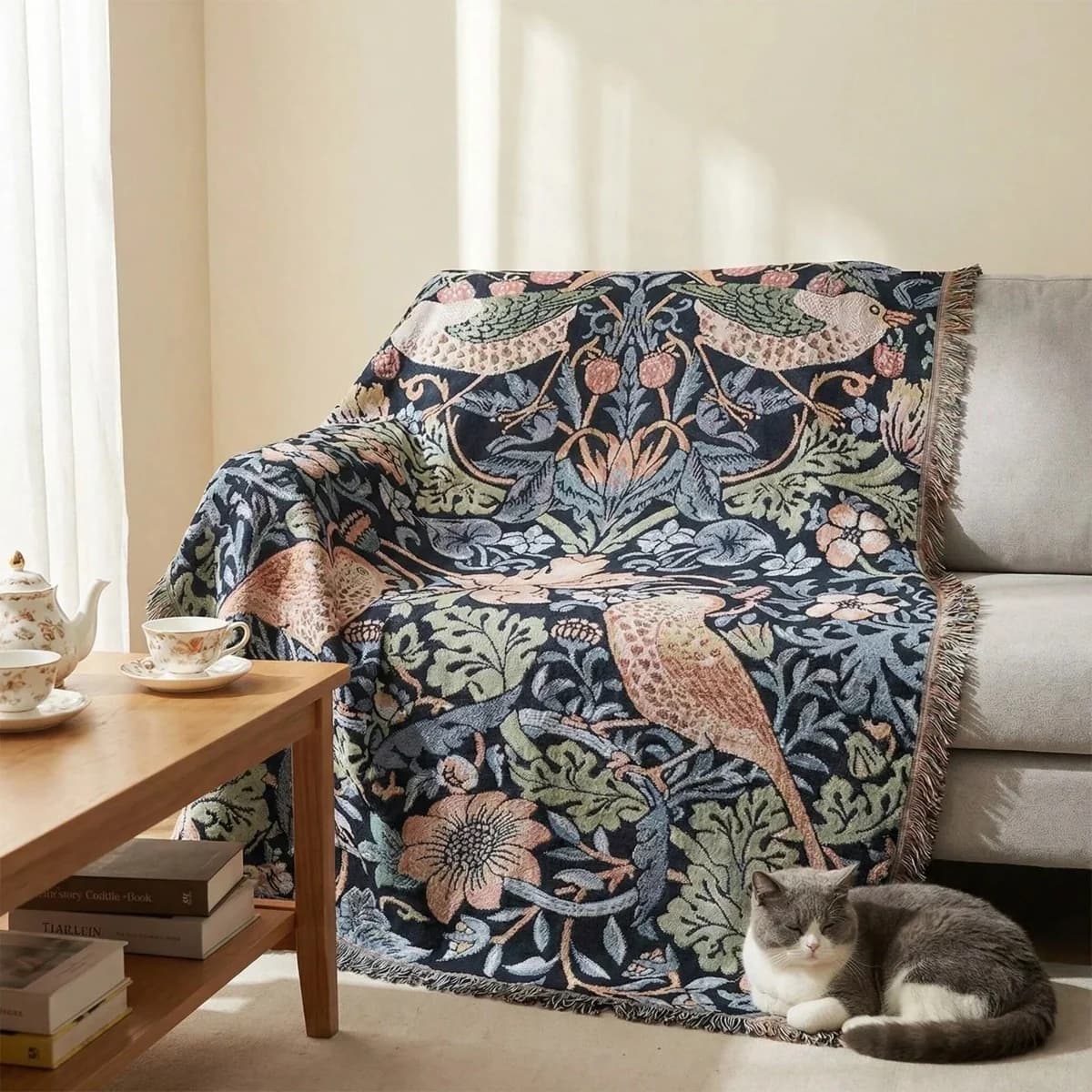 Polyester-katoenen deken voor sofa, 130x160cm tapestry
