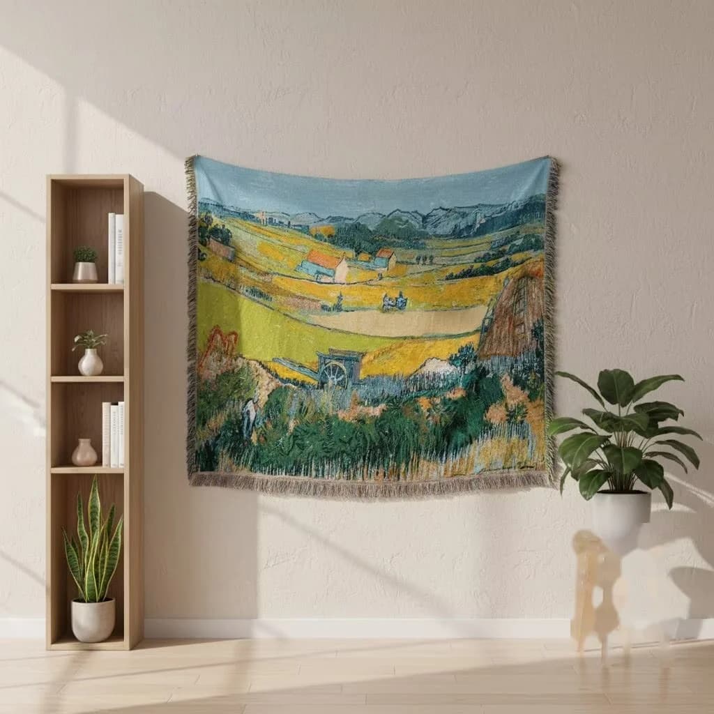 Van Gogh Stijl Tapisserie Woondeken Katoenmix Wandkunst Sofahoes